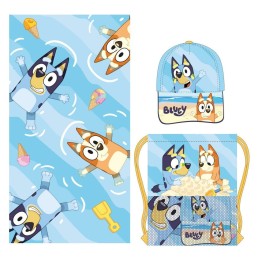 Bath towel Bluey Blue 33 x...